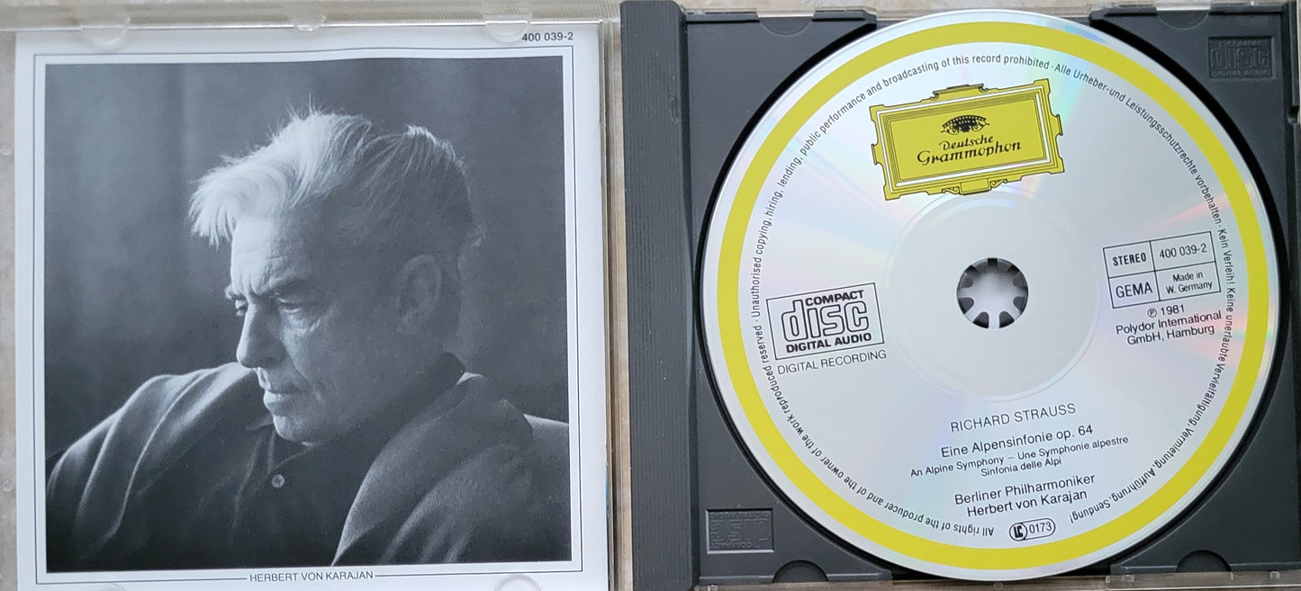 Music CD - Richard Strauss: Eine Alpensinfonie, 1981