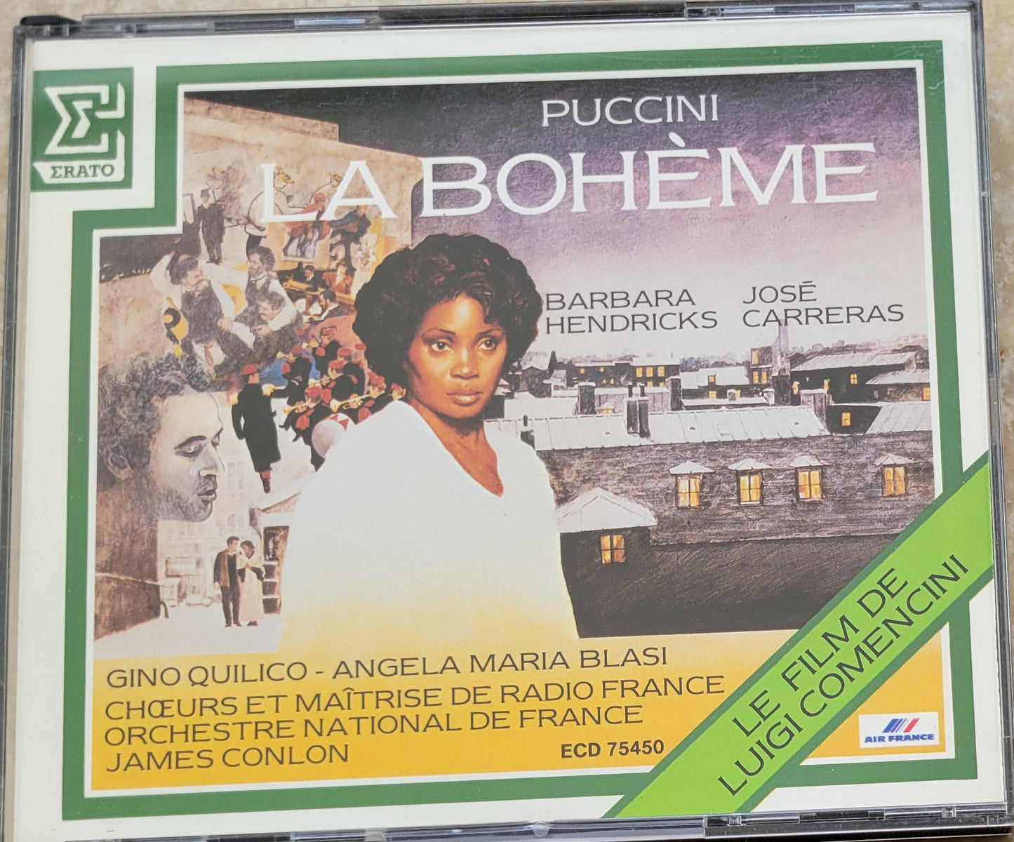 Music CD - Puccini: La Boheme, Barbara Hendricks, Jose Carreras, 2 CDs, 1988