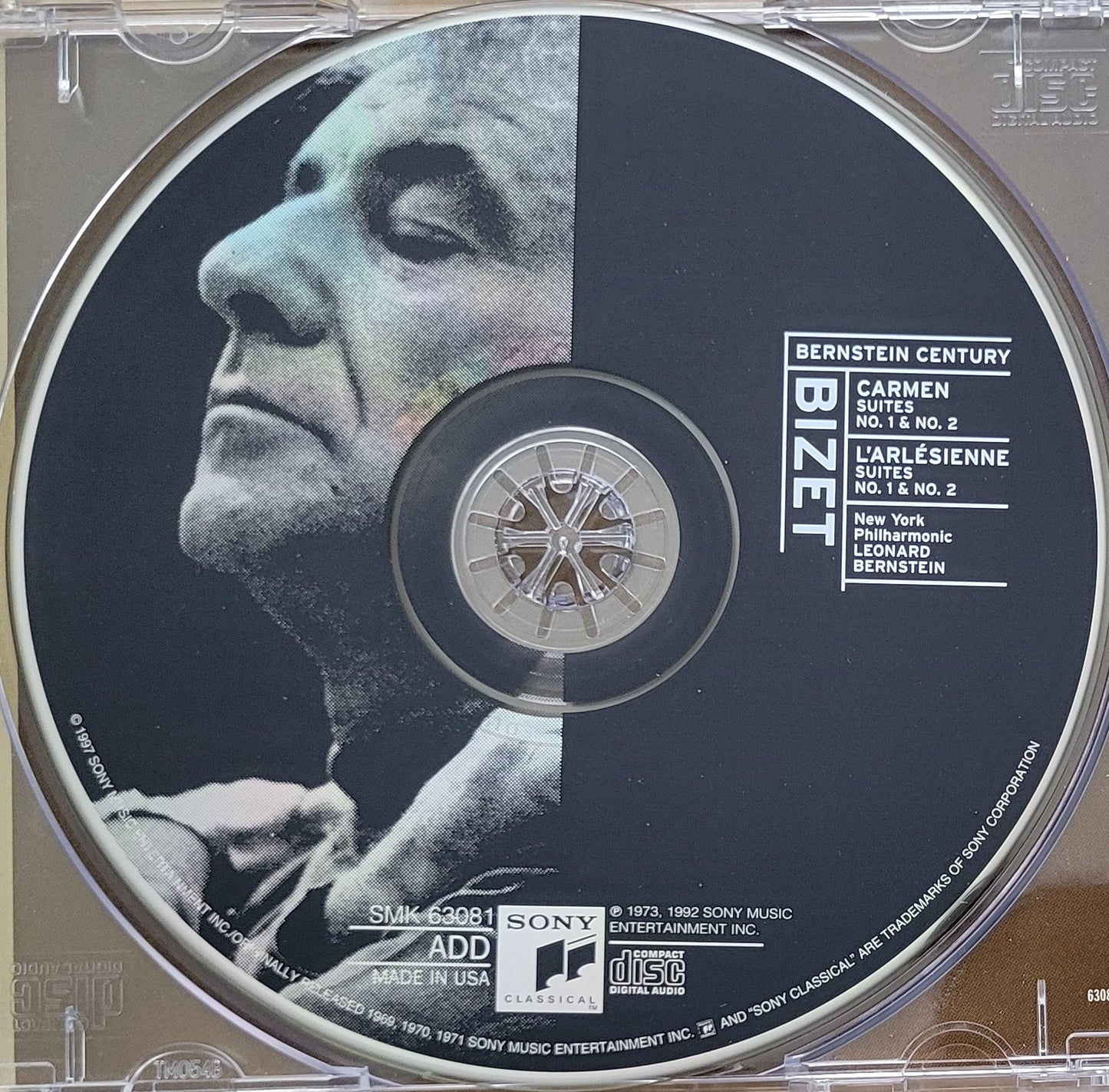 Music CD - Bizet: Carmen Suite and Larlesienne Suites, Leonard Bernstein, 1997