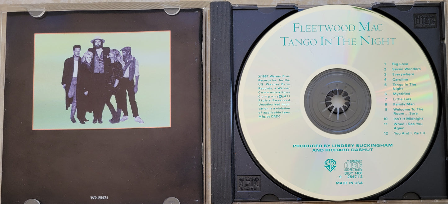 Music CD - Fleetwood Mac: Tango In The Night, Warner Bros. Records, 1987