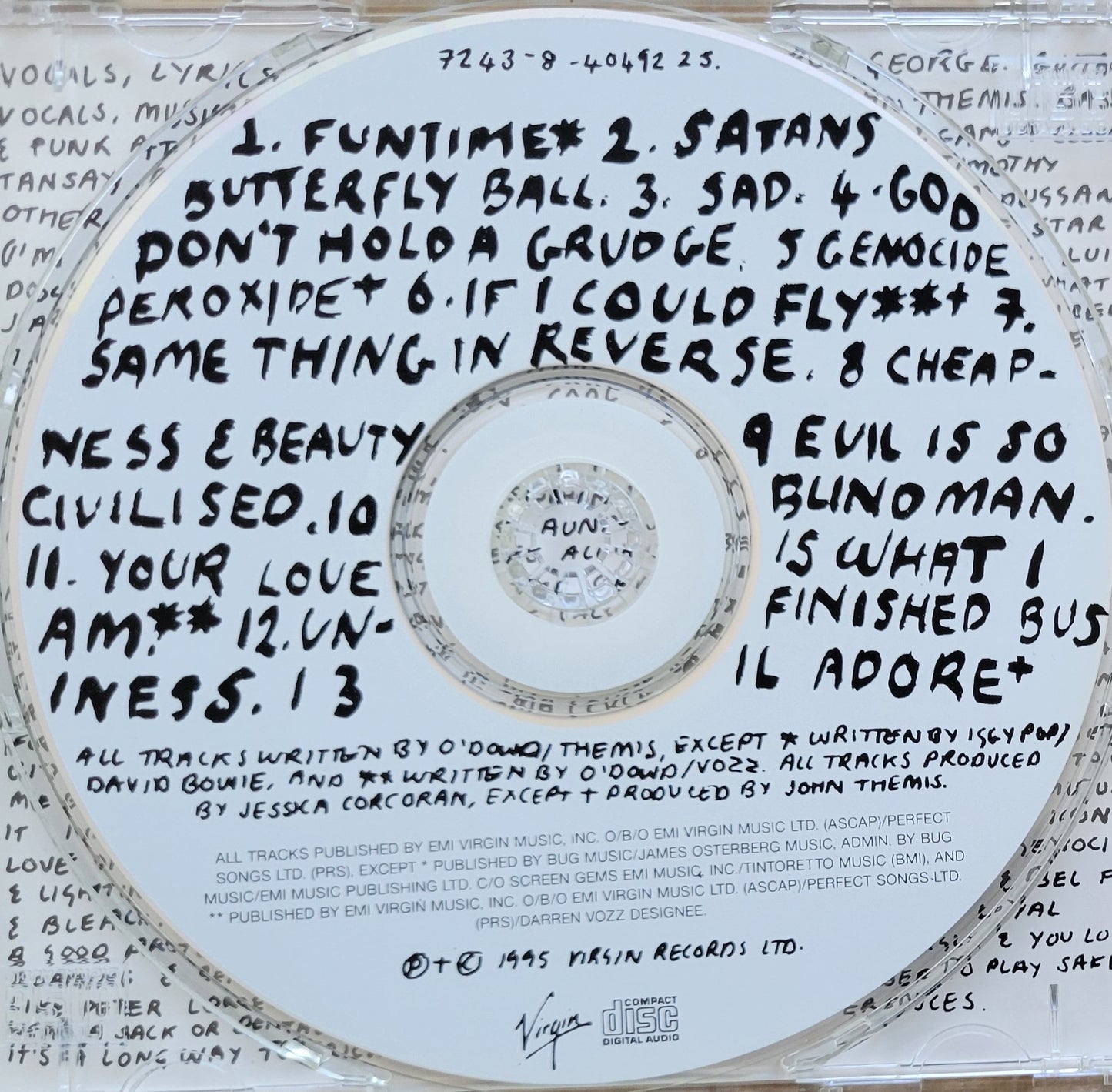 Music CD - Boy George: Virgin Records, 1995