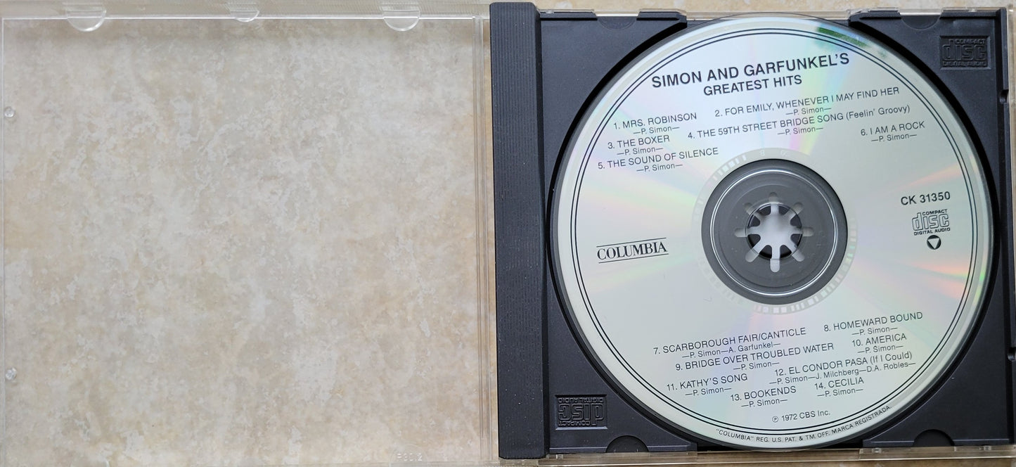 Music CD - Simon and Garfunkel's Greatest Hits, Columbia, CBS, 1972