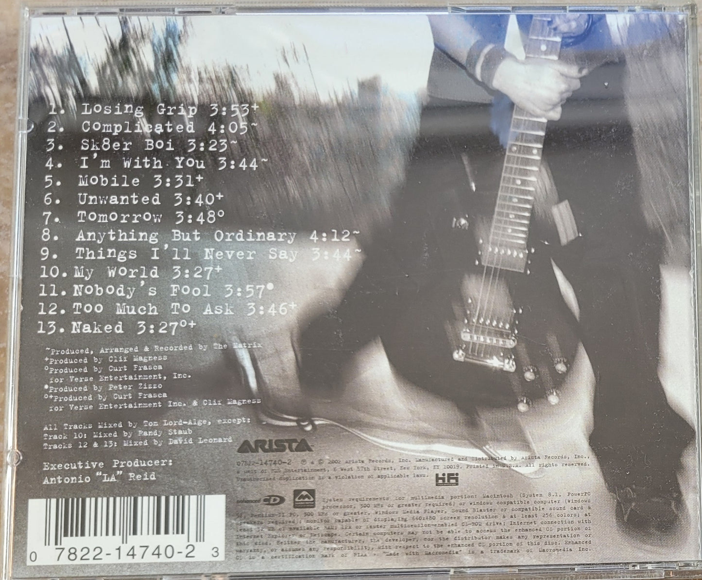 Music CD - Avril Lavigne: Let Go, ARISTA, 2002