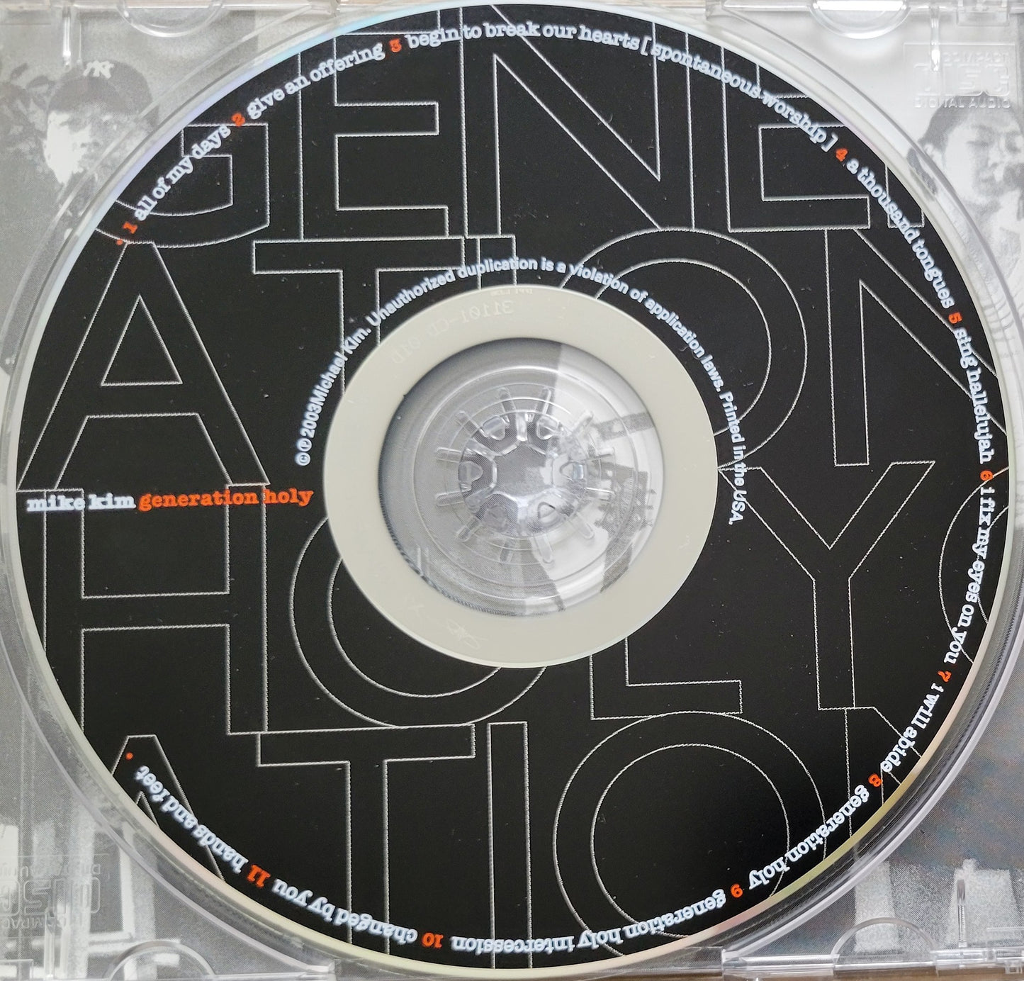 Music CD - Mike Kim: Generation Holy, Derek Levendusky, 2003