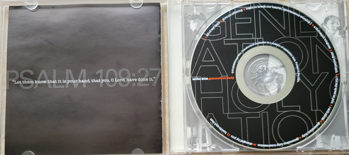 Music CD - Mike Kim: Generation Holy, Derek Levendusky, 2003