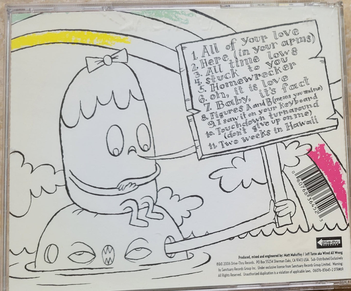 Music CD - Hello Goodbye: Zombies Aliens Vampires Dinosaurs, 2006