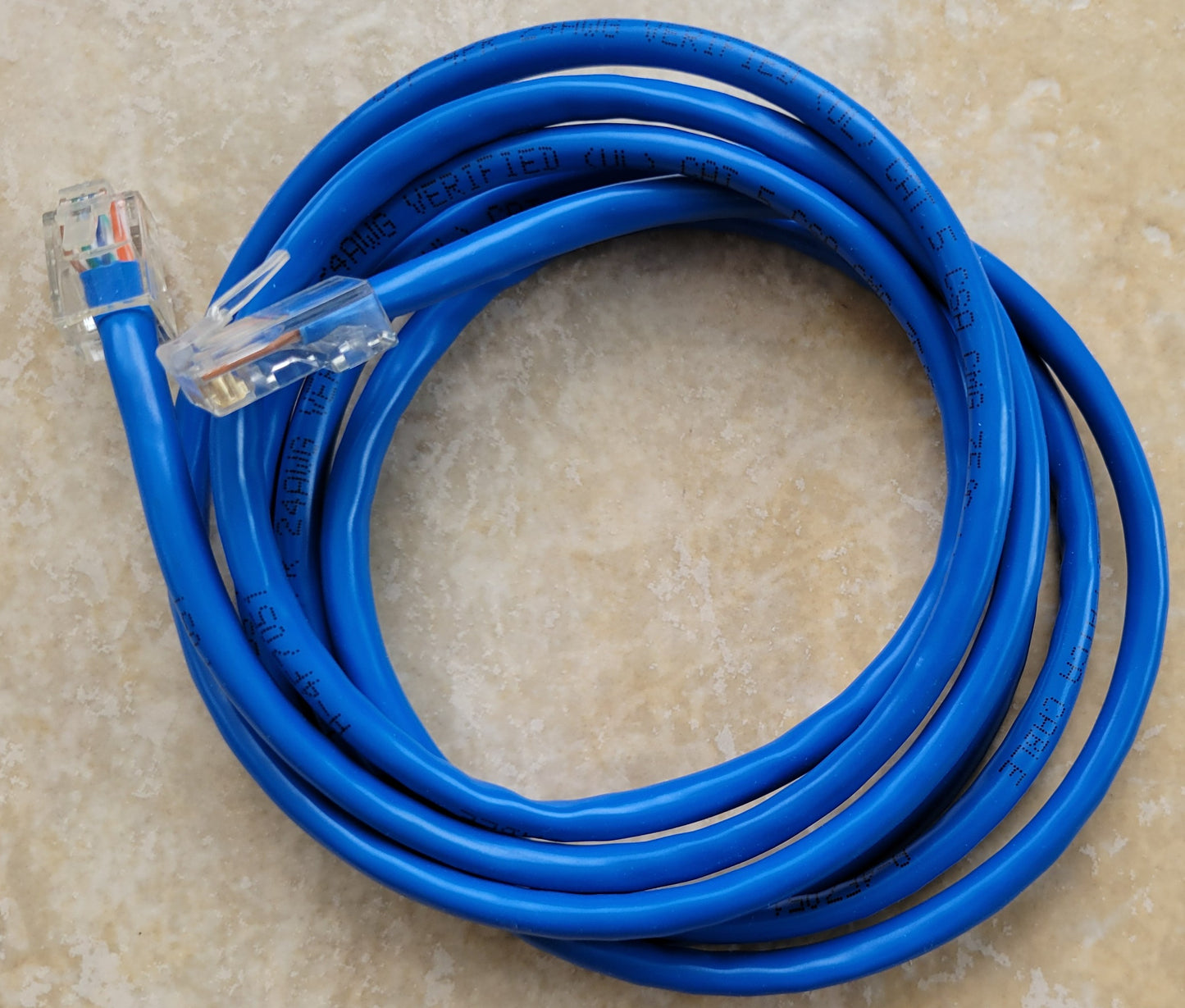 CAT5 RJ45 Ethernet LAN Network Patch Cable, 6 Feet, Blue