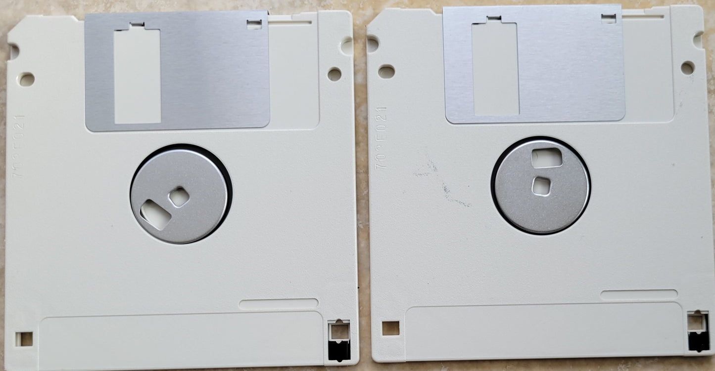 Vintage Floppy Disk - Linksys EtherFast 10/100 LAN Card Program Disks, 1997