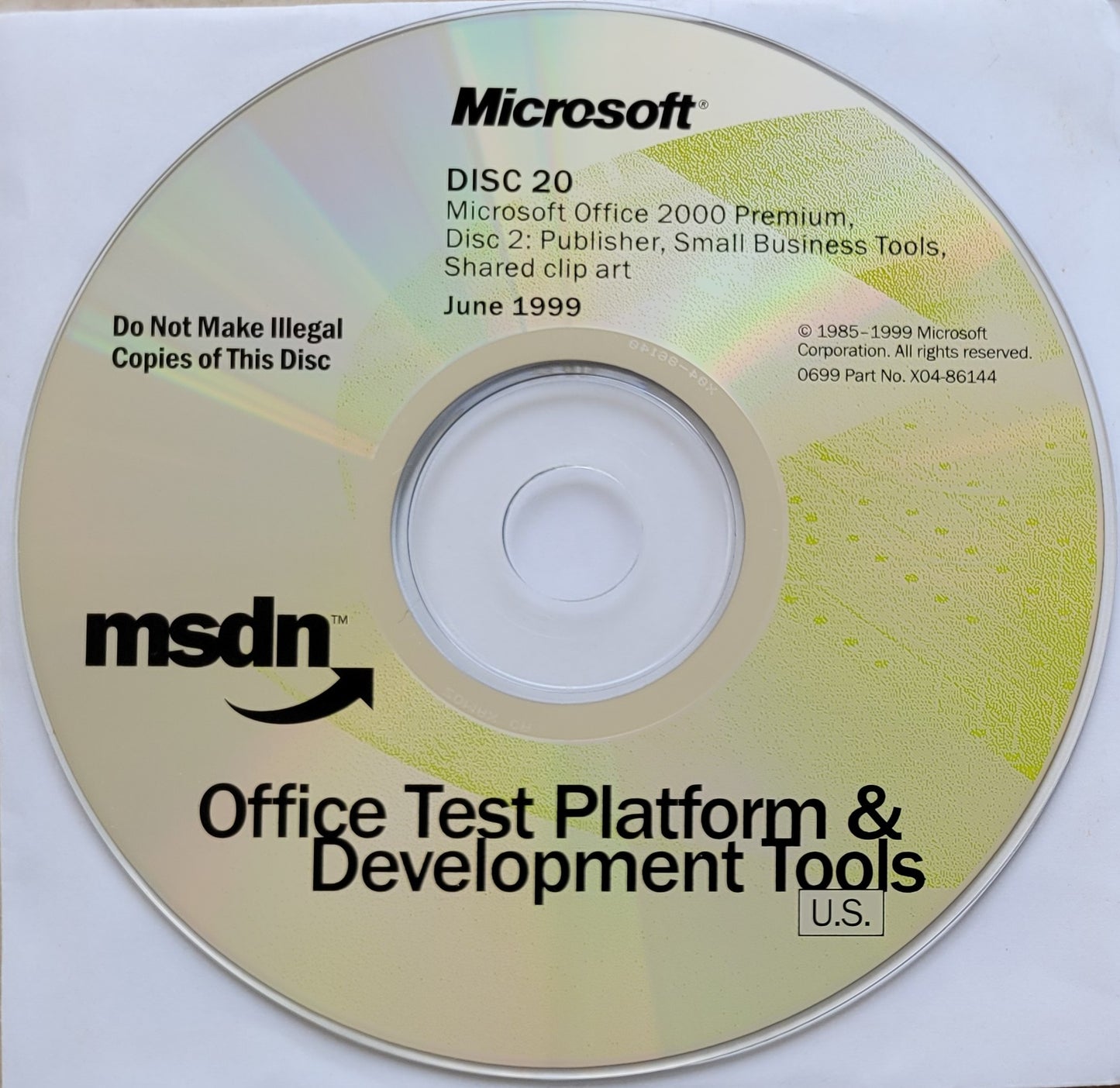 Vintage - Microsoft Office 2000 Premium: Publisher, Small Business Tools, 1999