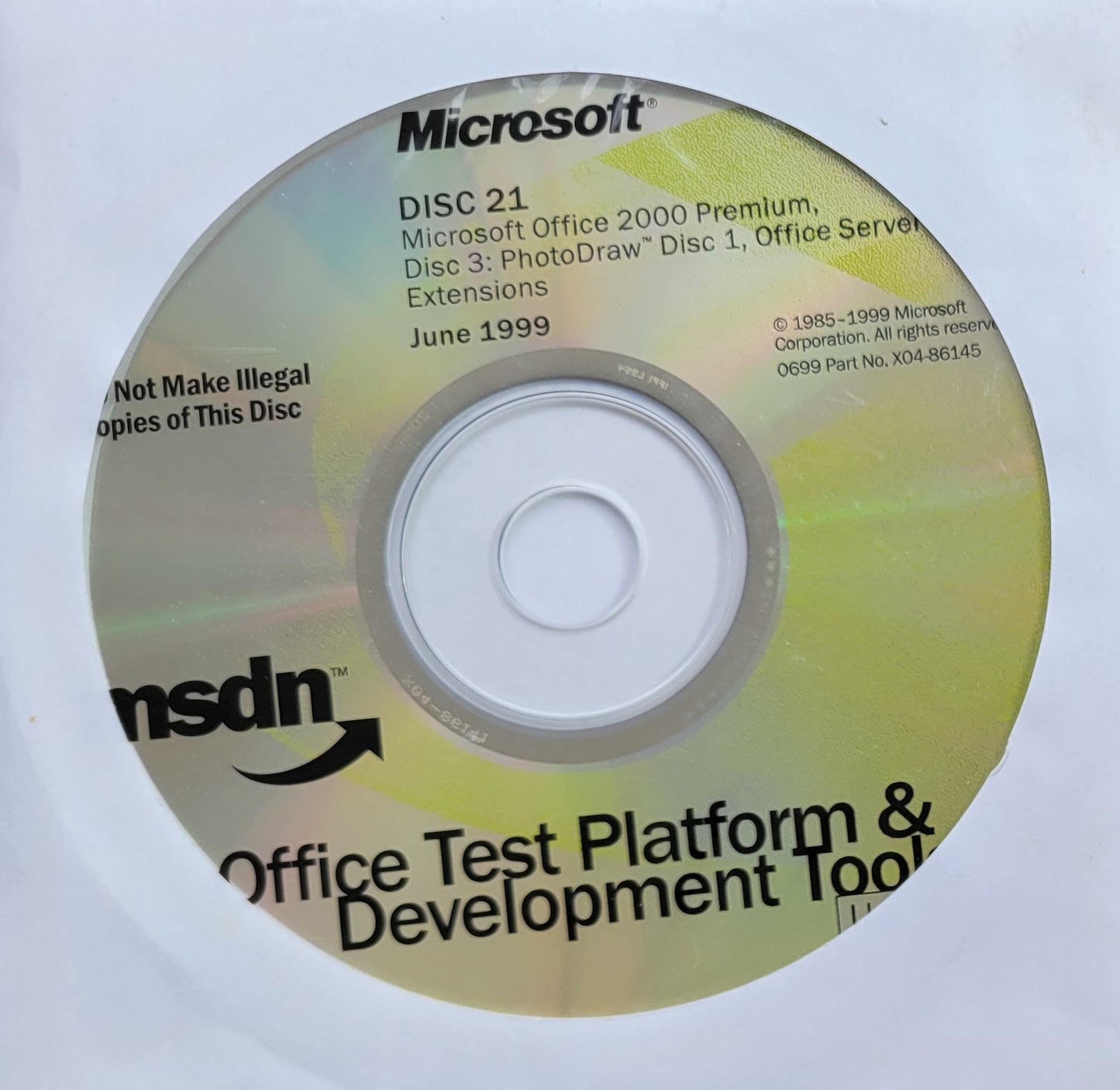Vintage - Microsoft Office 2000 Premium: PhotoDraw, Office Server Extensions, 1999