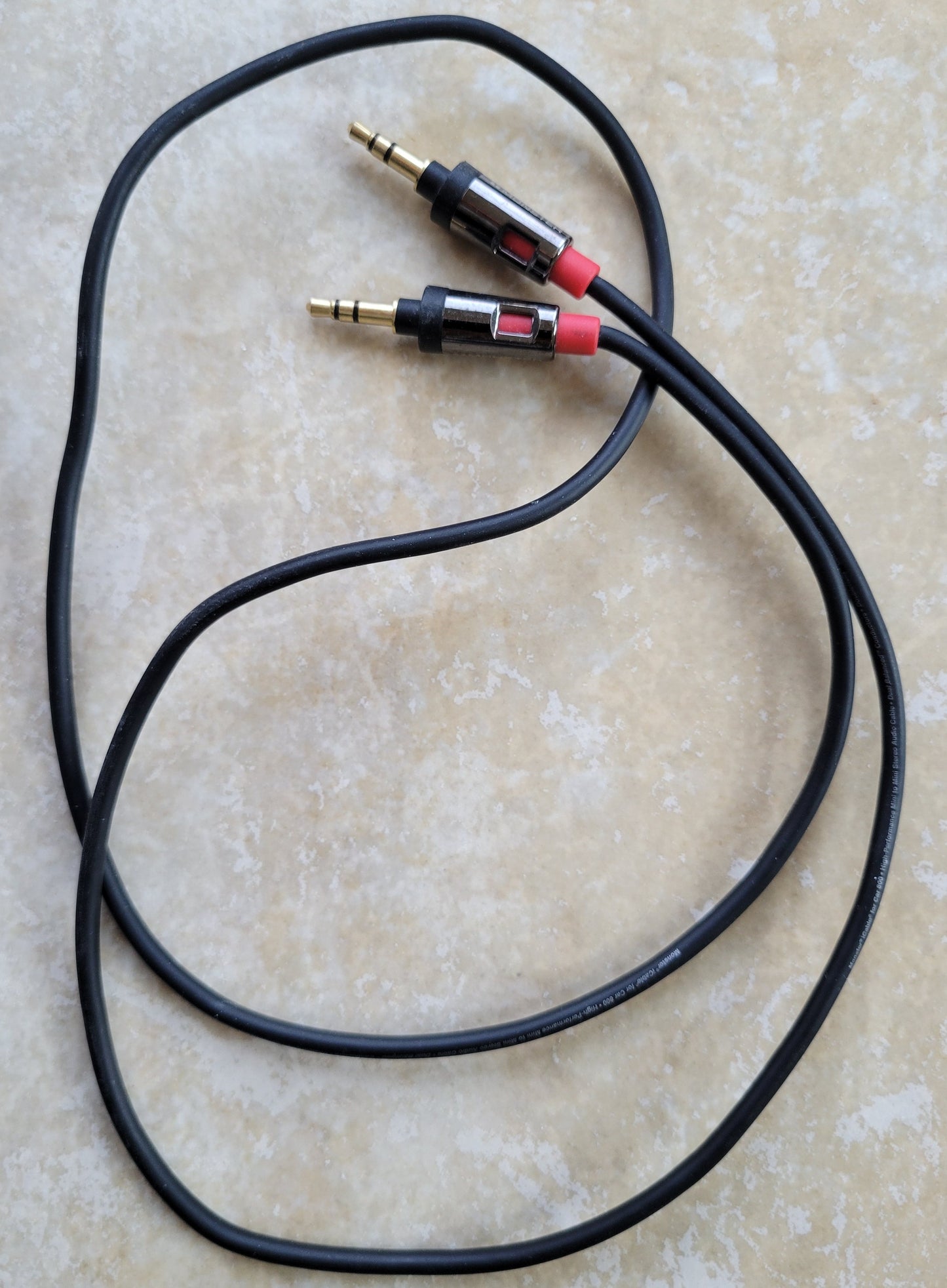 Monster Audio Cable, 3 Feet, Black