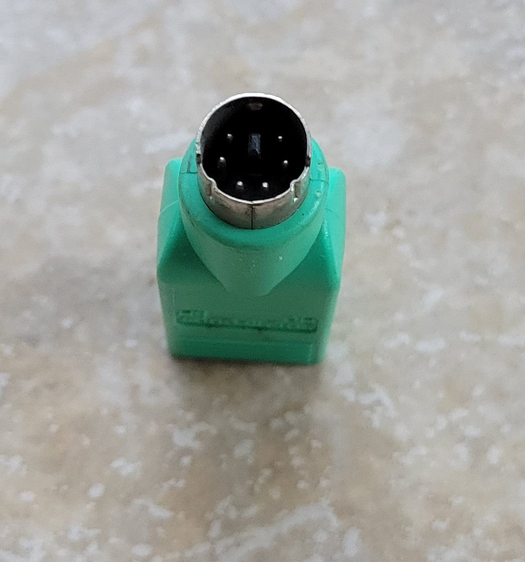 USB Female to PS/2 Mouse Male Passive Adapter, Green