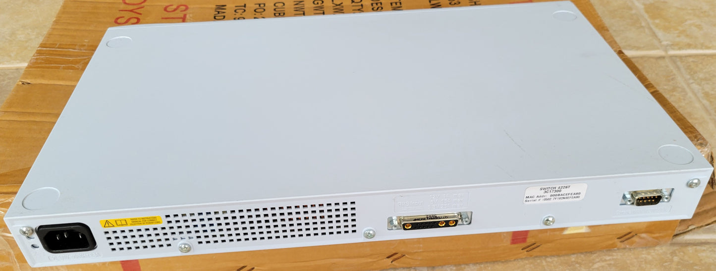 3COM SuperStack3 24-Port Manageable Switch 4226T, 3C17300, RJ-45 BaseT