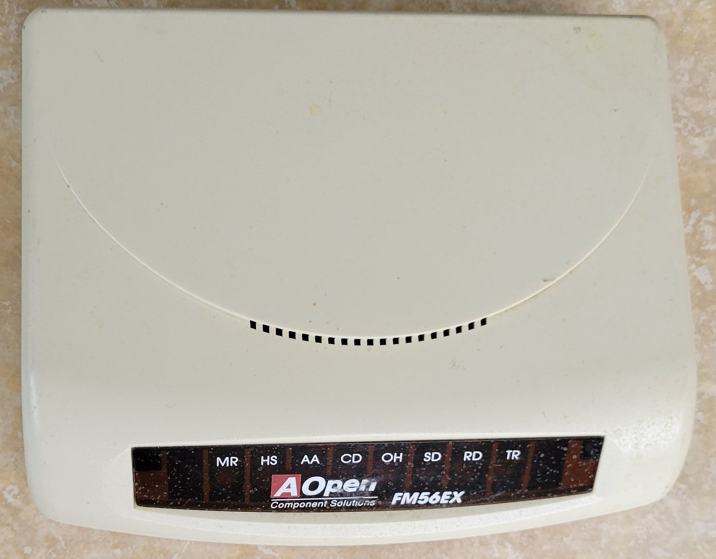 AOpen FM56EX External Modem, RS-232 Serial Port, RJ-11 Phone Jack