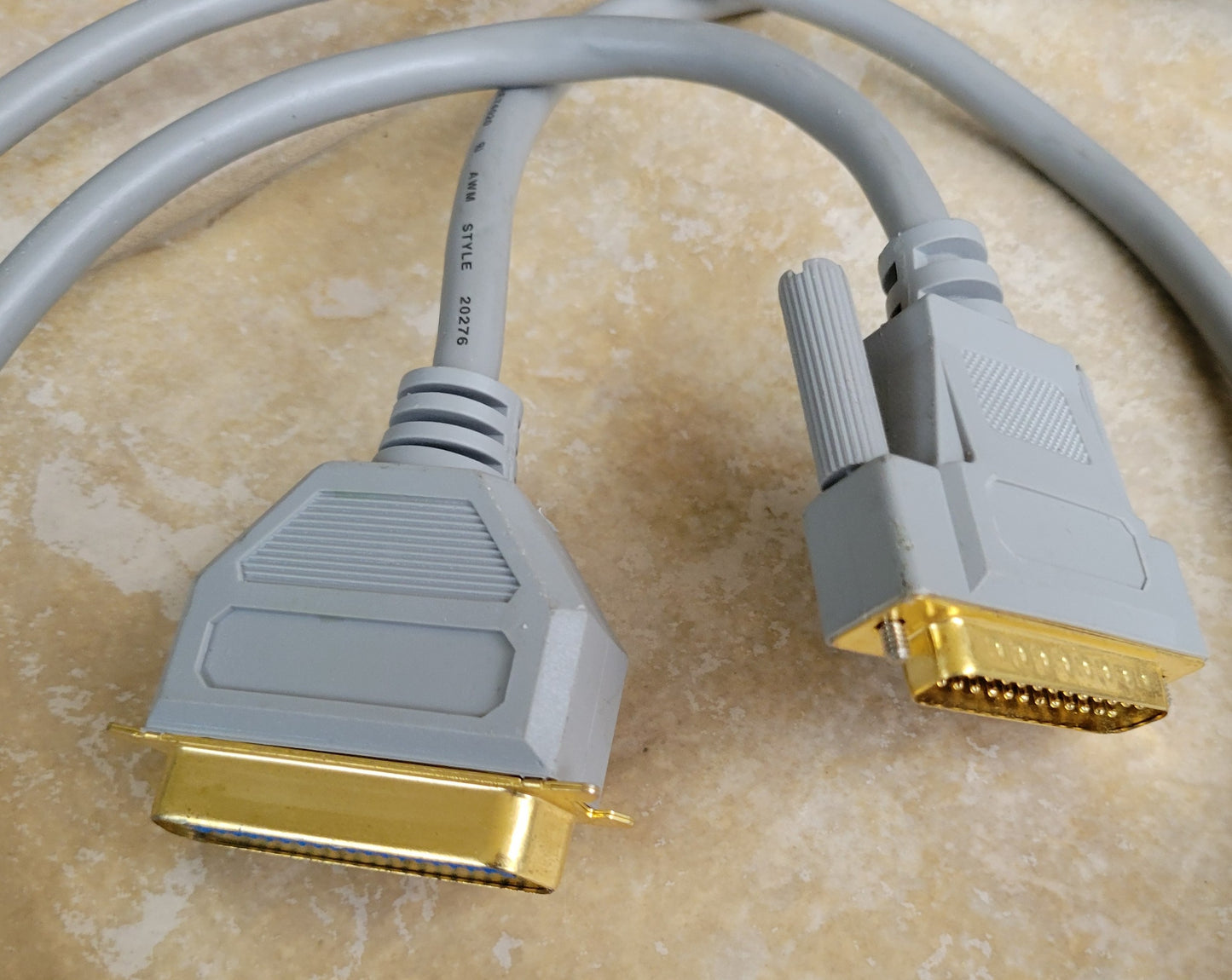 DB-25 Male to Centronics Parallel Printer Cable, IEEE 1284, 6 Feet