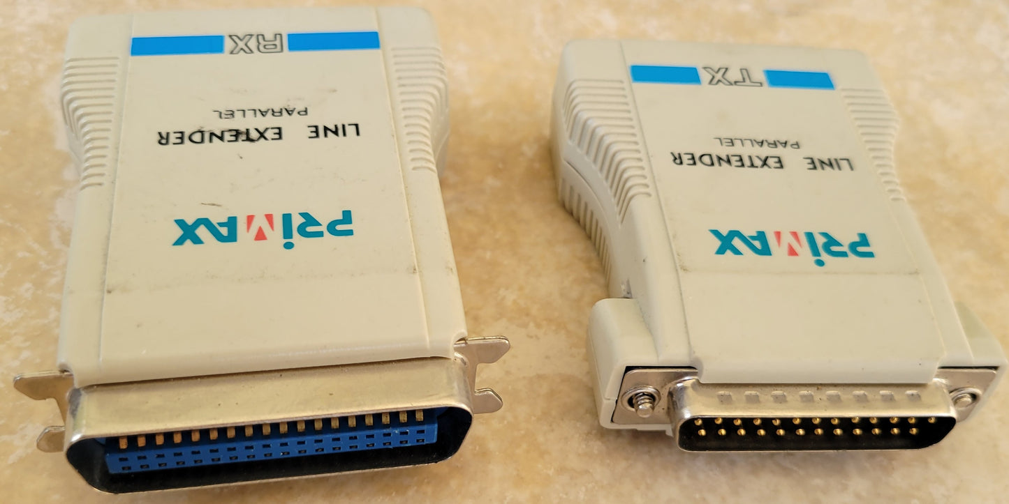 Primax Line Extender Parallel Printing, TX & RX, Parallel Port & RJ11 Port