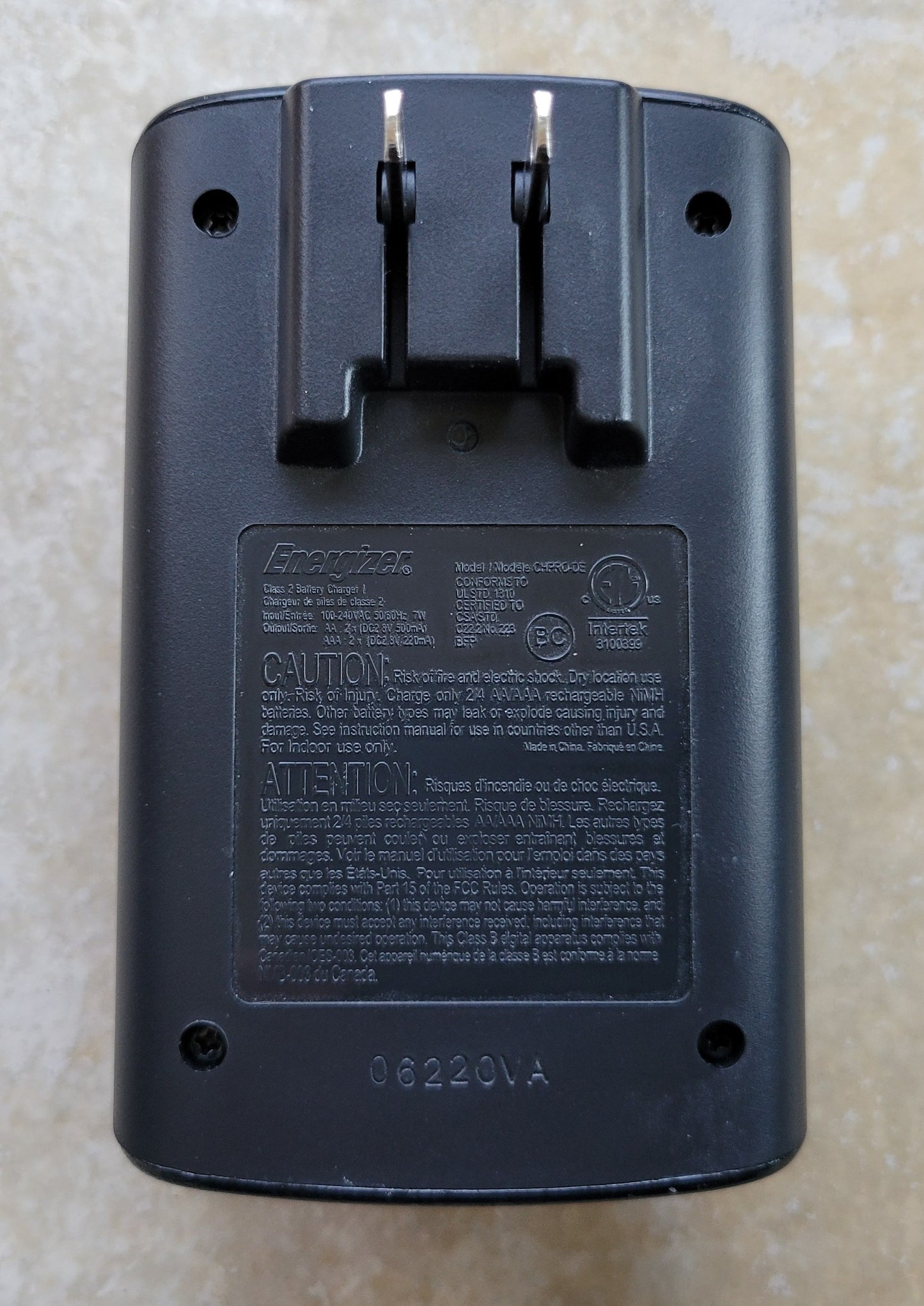 Energizer Recharge Pro Rechargeable AAA and AA Battery Charger