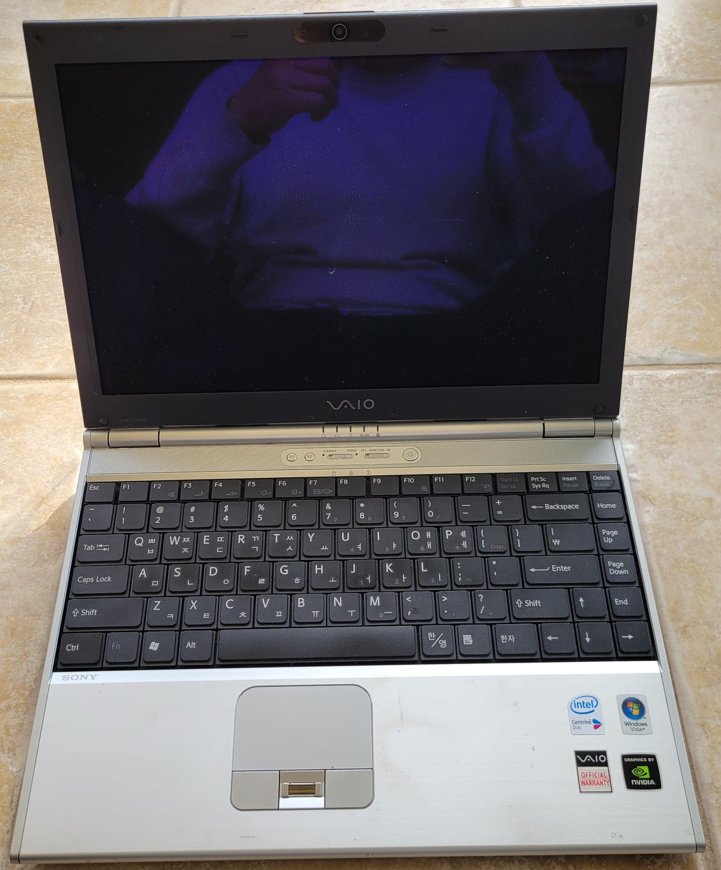Sony VAIO PCG-6QYP Notebook Computer, Korean Version