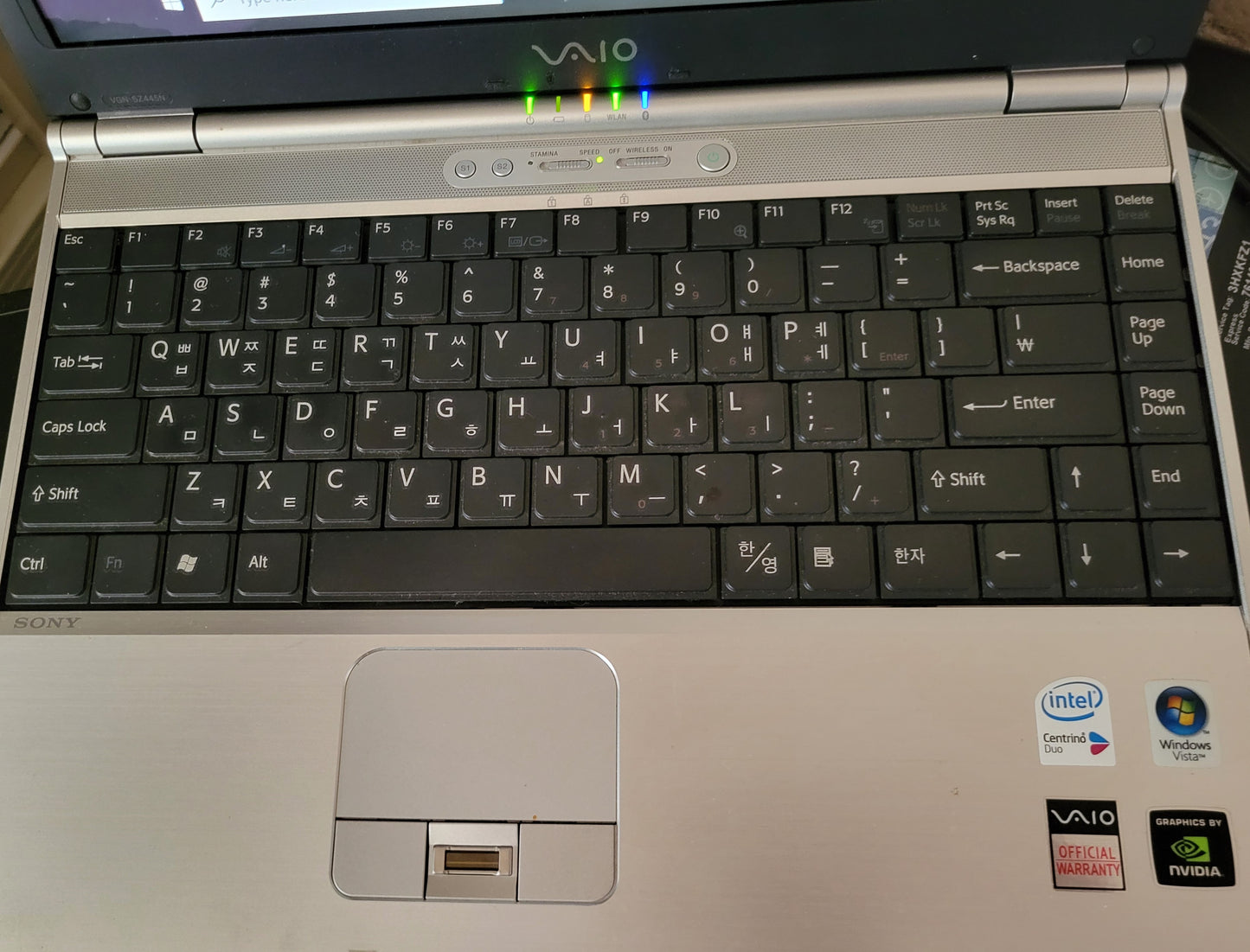 Sony VAIO PCG-6QYP Notebook Computer, Korean Version