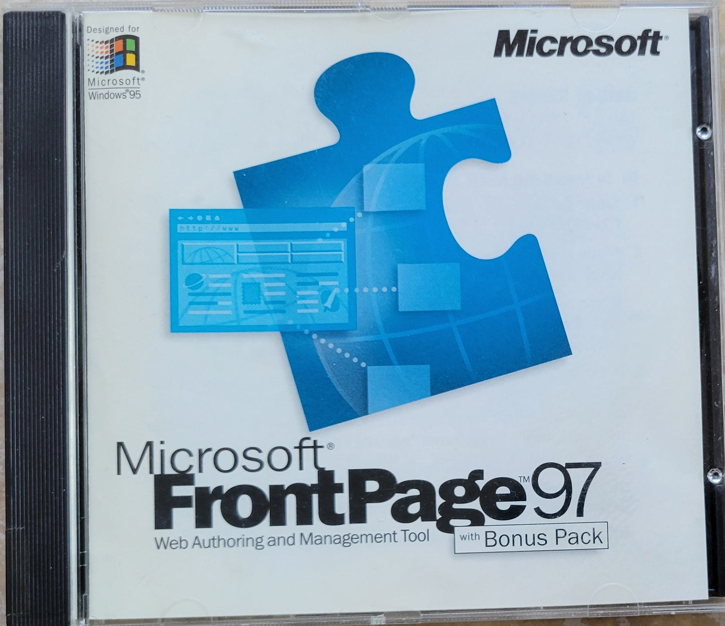 Vintage - Microsoft FrontPage 97 with Bonus Pack, 1996