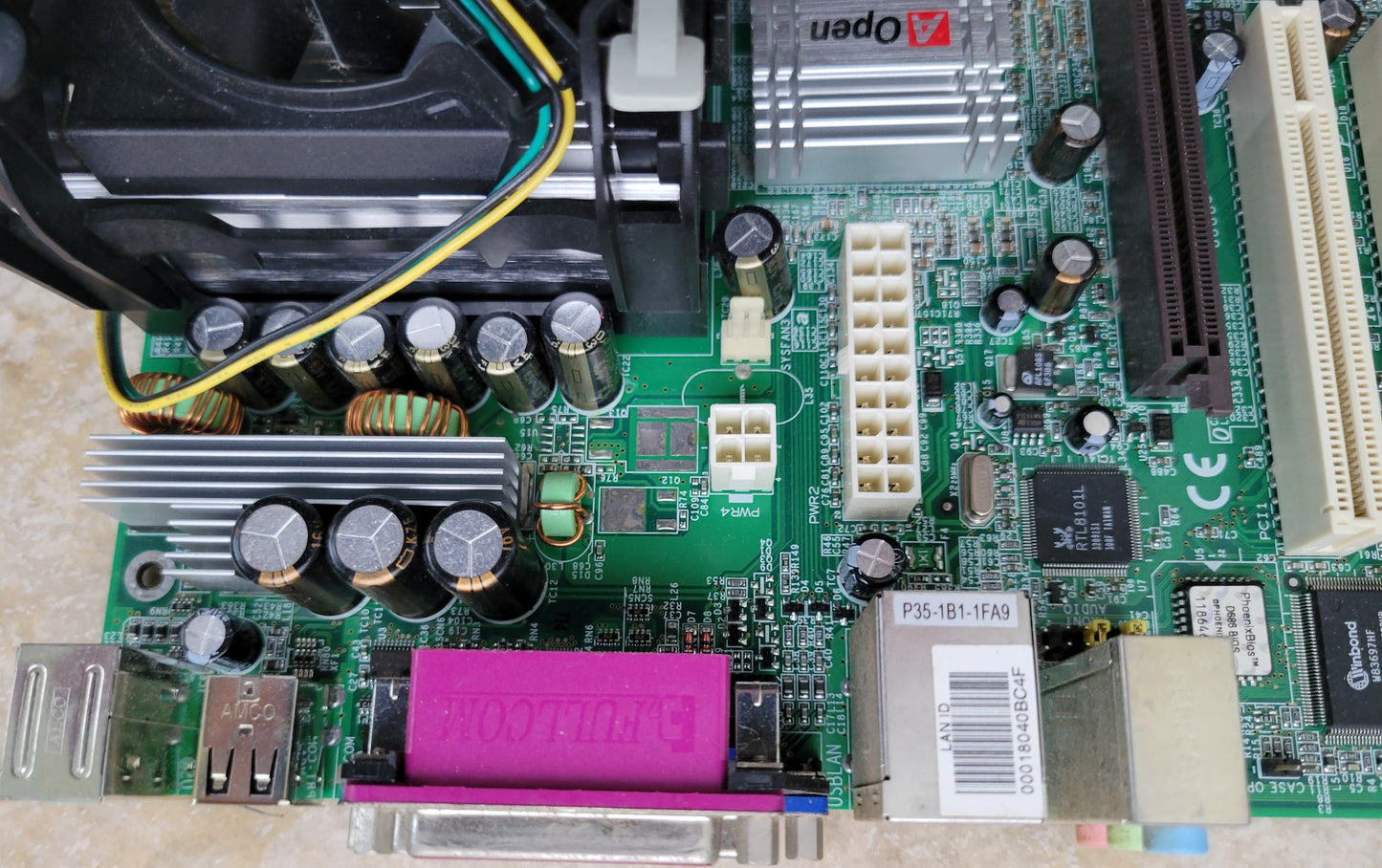 AOpen MX46-533GN Motherboard with CPU