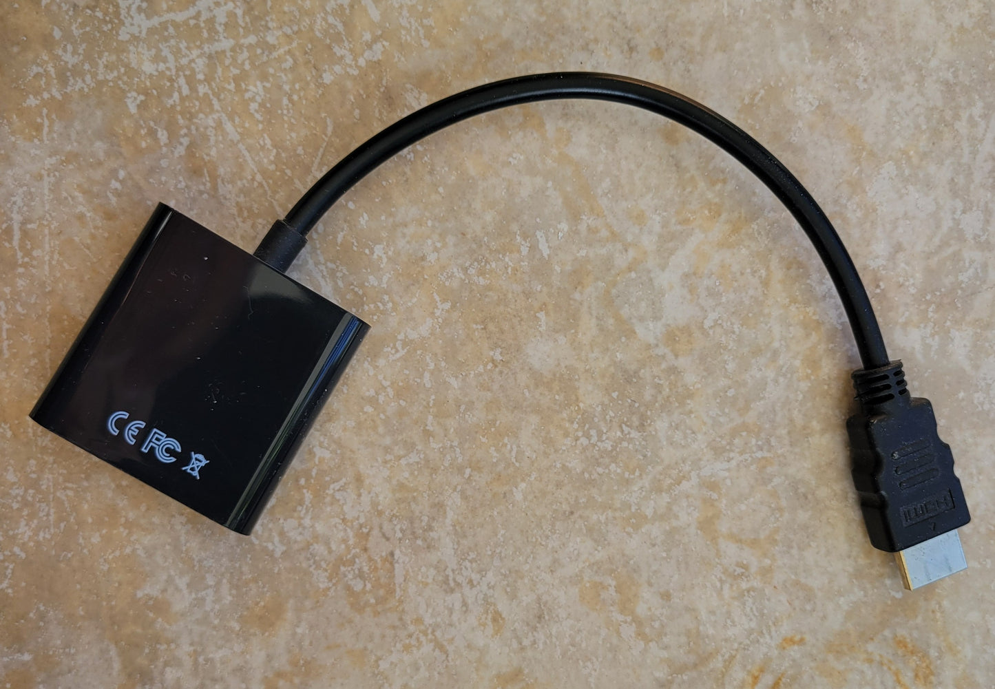 HDMI to VGA Adapter, Gold-Plated HDMI Male to VGA Female Adapter