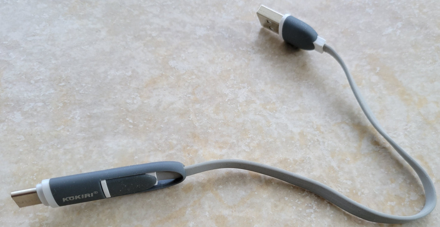 USB A to USB Type C and Micro Combo