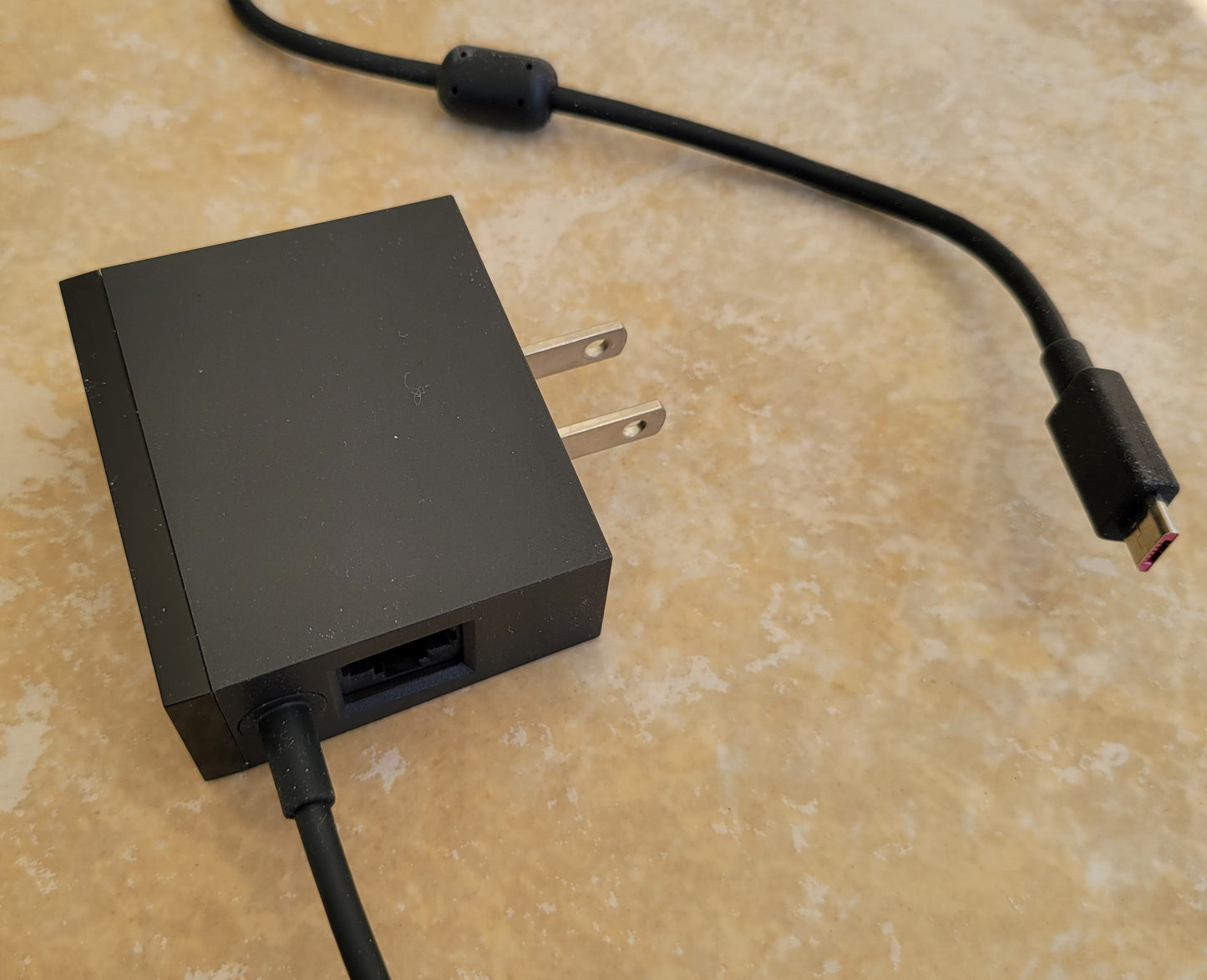 Micro USB to AC Power RJ-45 Female Port Adapter