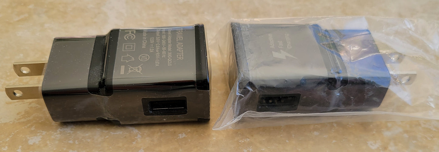 USB Wall Charger Adapter, Fast Charging, Travel Adapter, 2-Pack