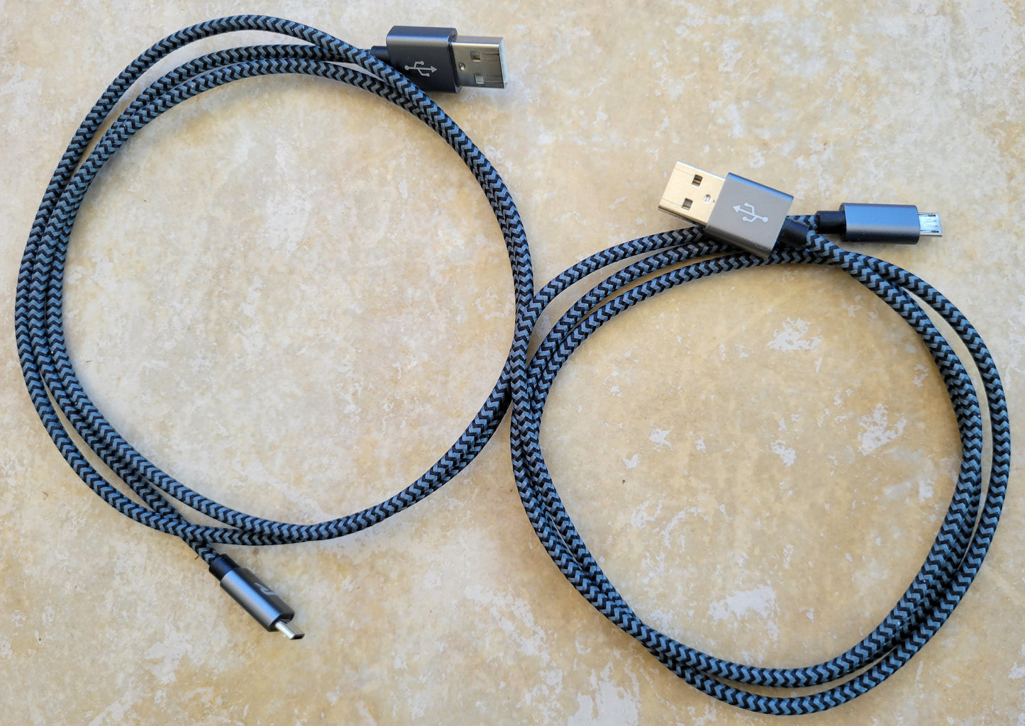 USB A to Micro USB Cable, 3 Feet, 2-Pack