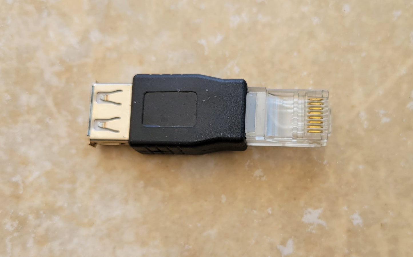 USB A Female to RJ-45 Male Adapter
