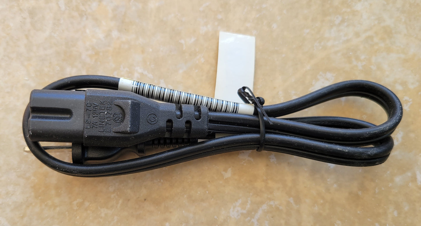 HP 2-Prong AC Power Cord Cable, 8121-0889 for Laptop Printer