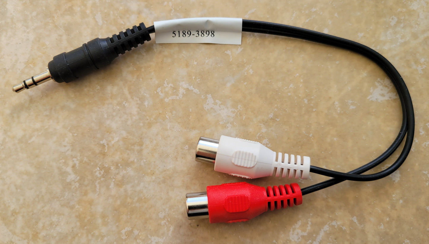 HP 5189-3898 Touchsmart Y-audio Composite Cable