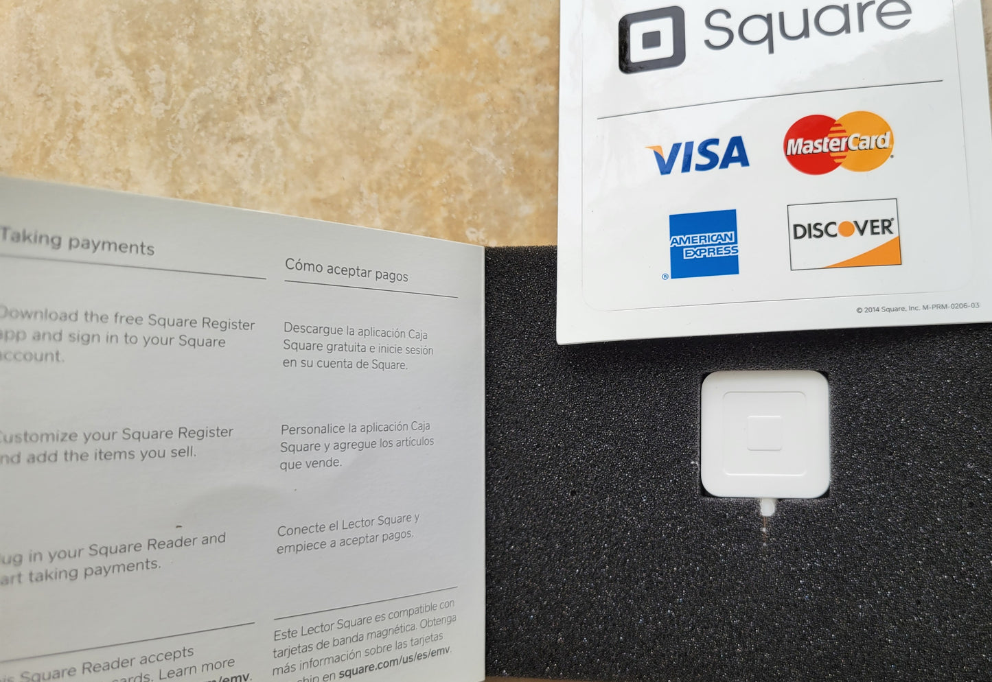 Square Portable Card Reader, Open Box