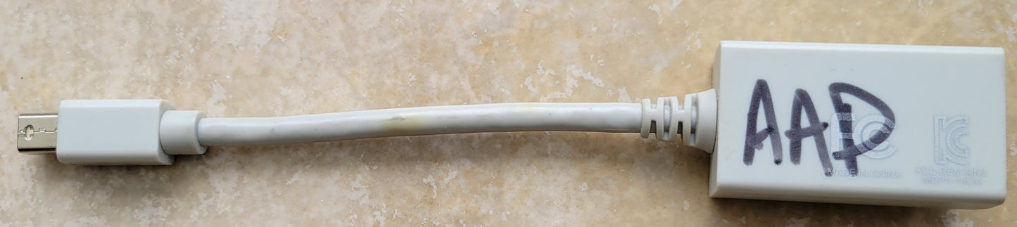 Mini DisplayPort to HDMI Adapter - White