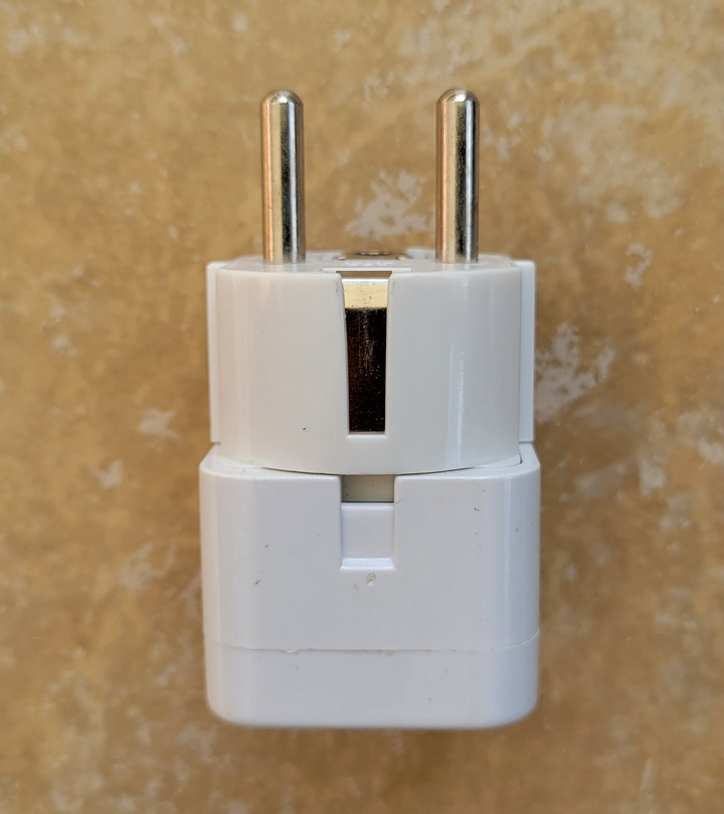 Universal Travel Plug Adapter Type E/F - US to Europe France Germany Grounded