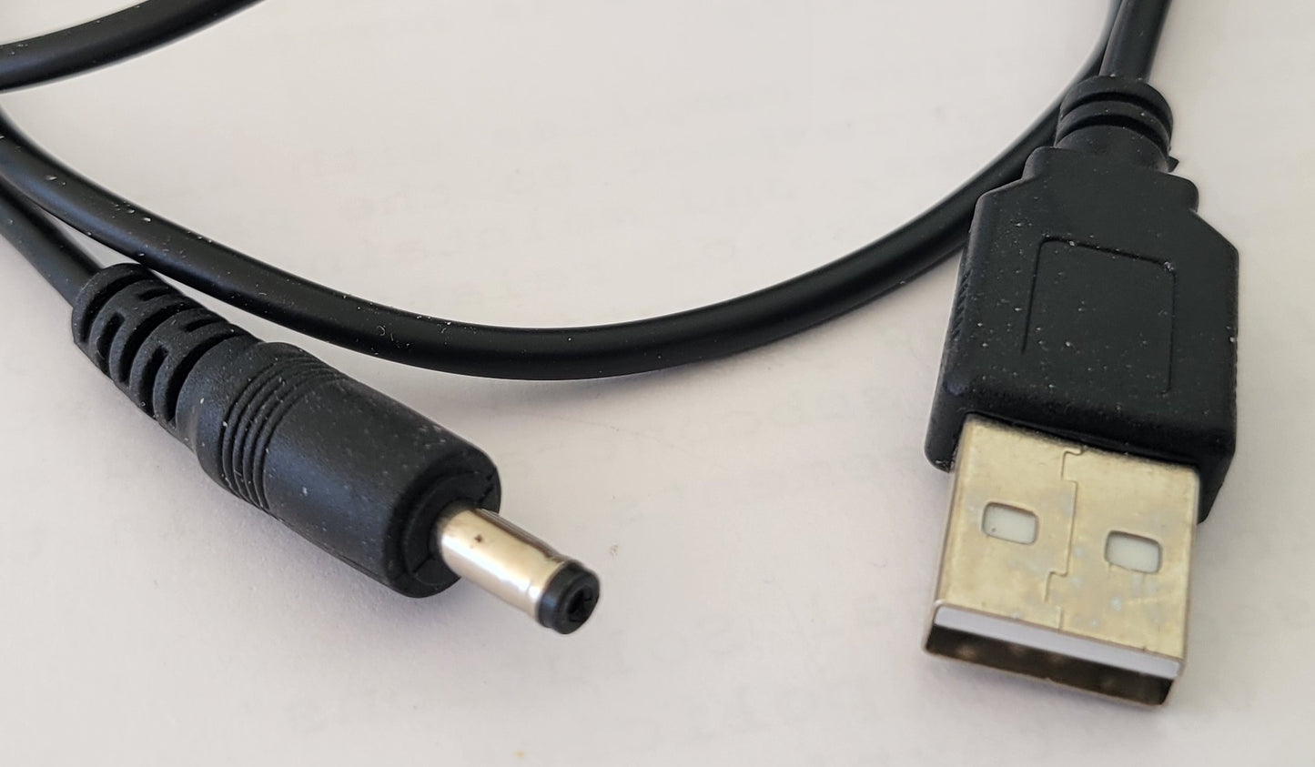 USB to DC Barrel Jack Power Cable - 5V DC Charging Cord