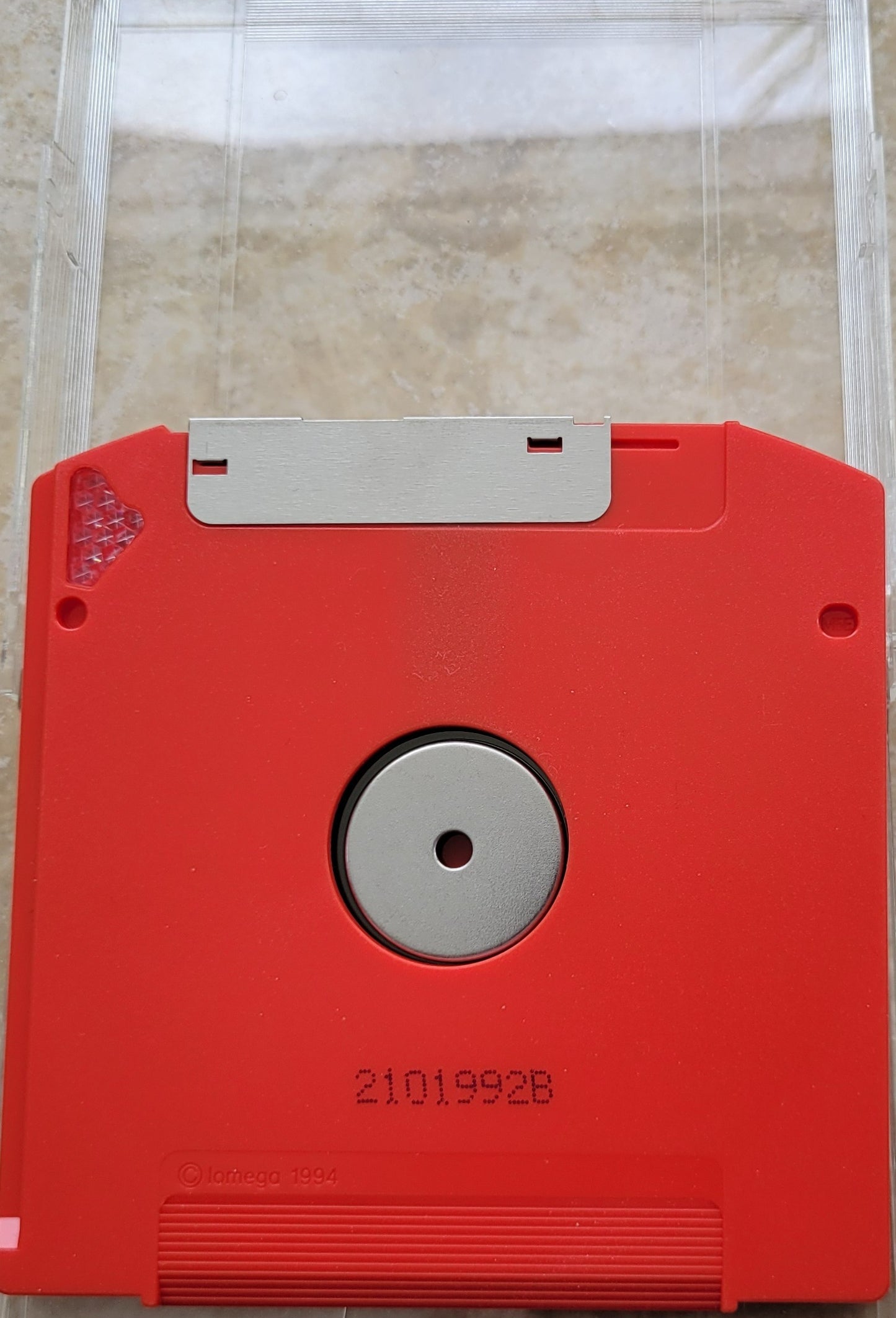 IOMEGA PC100 Zip Disk for Windows and Macintosh, Red