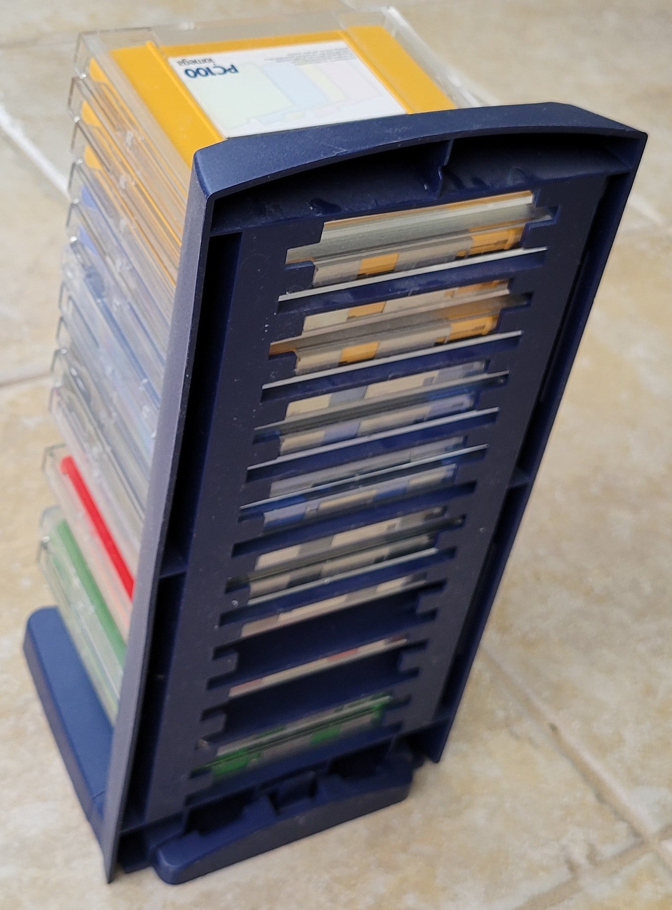 IOMEGA Zip Disk Organizer Rack Only (No Zip Disks)