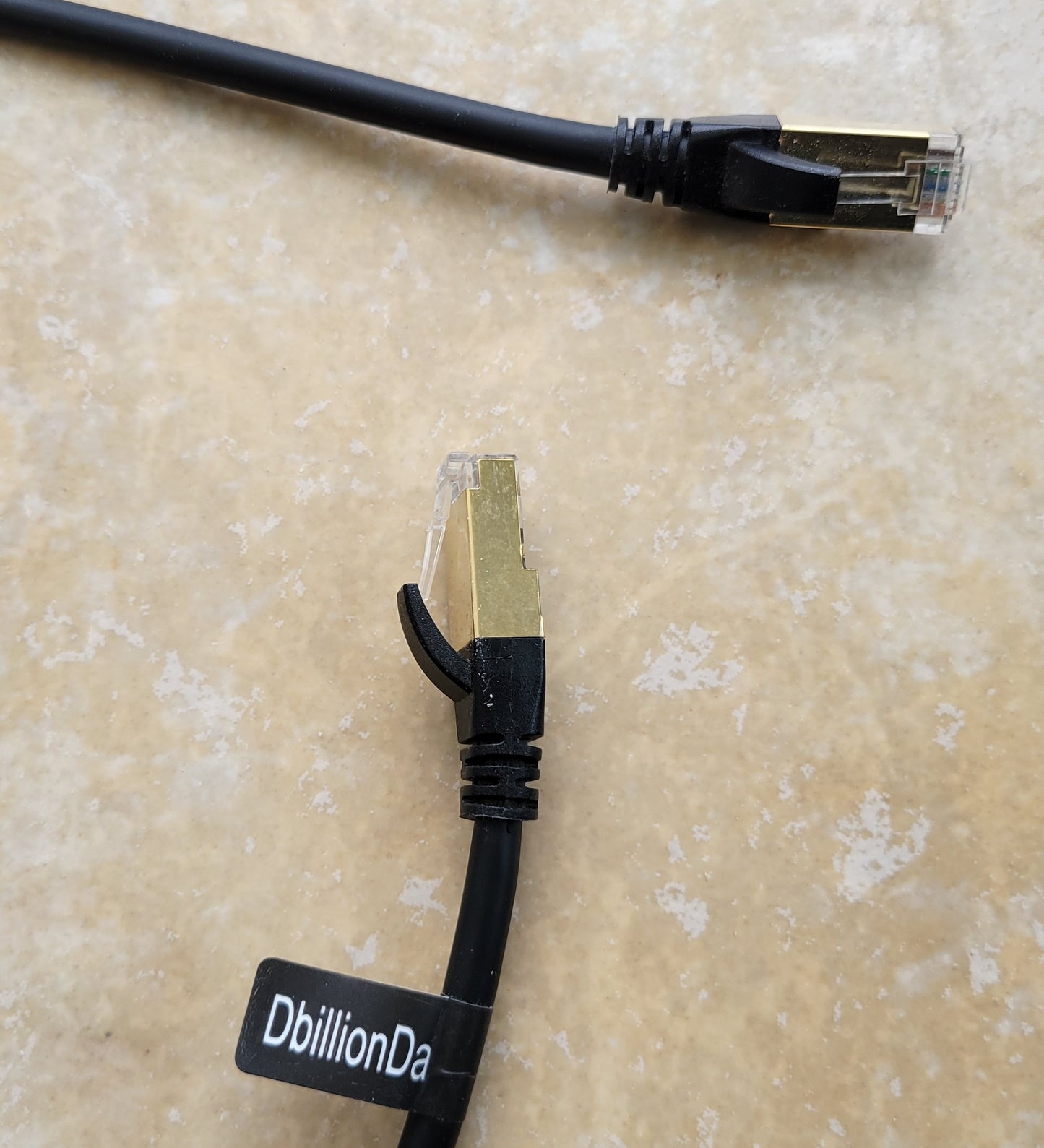 DbillionDa Cat8 Ethernet Cable, Outdoor & Indoor, 3 Feet
