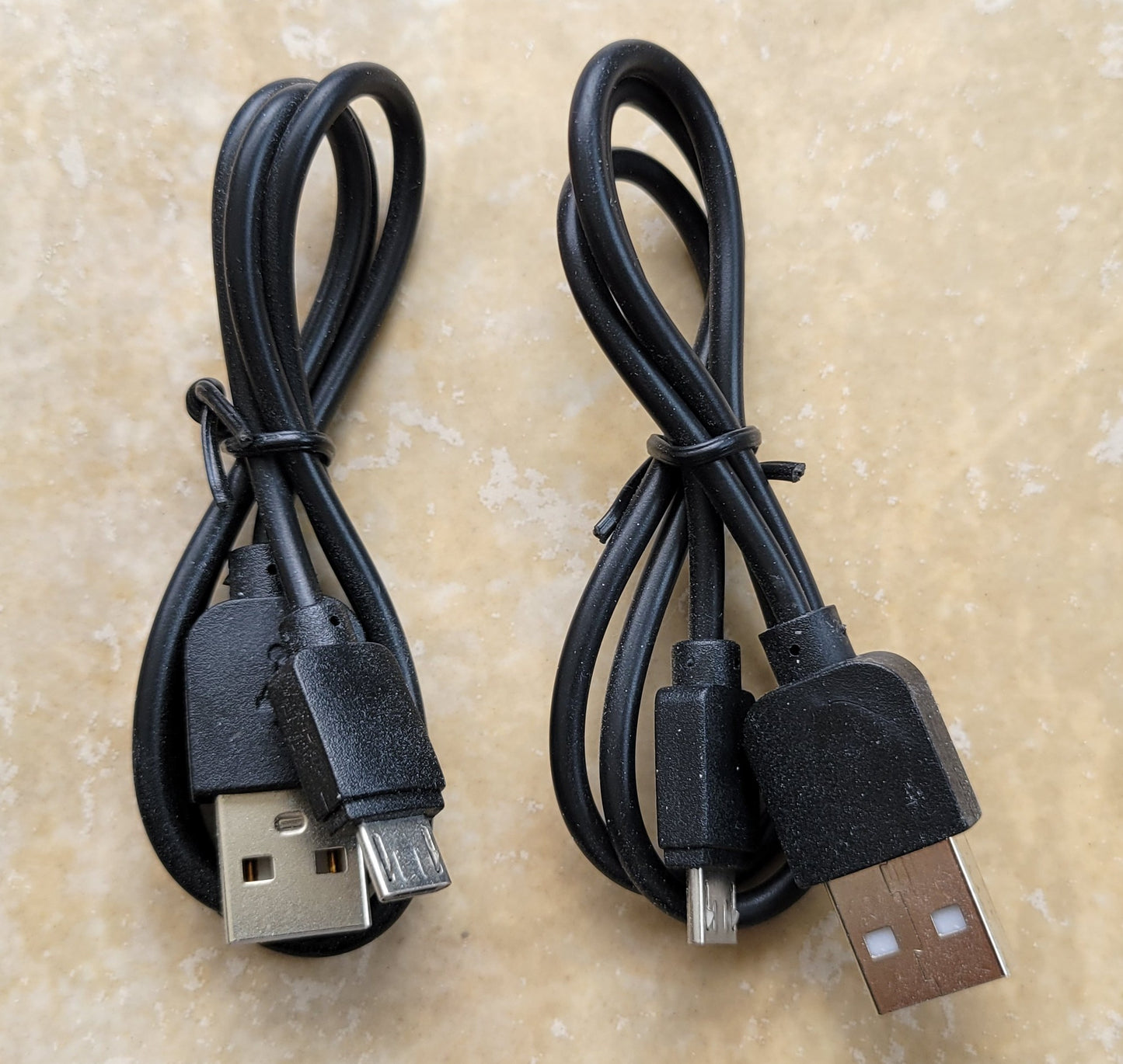Micro USB Short Cable, 2-Pack