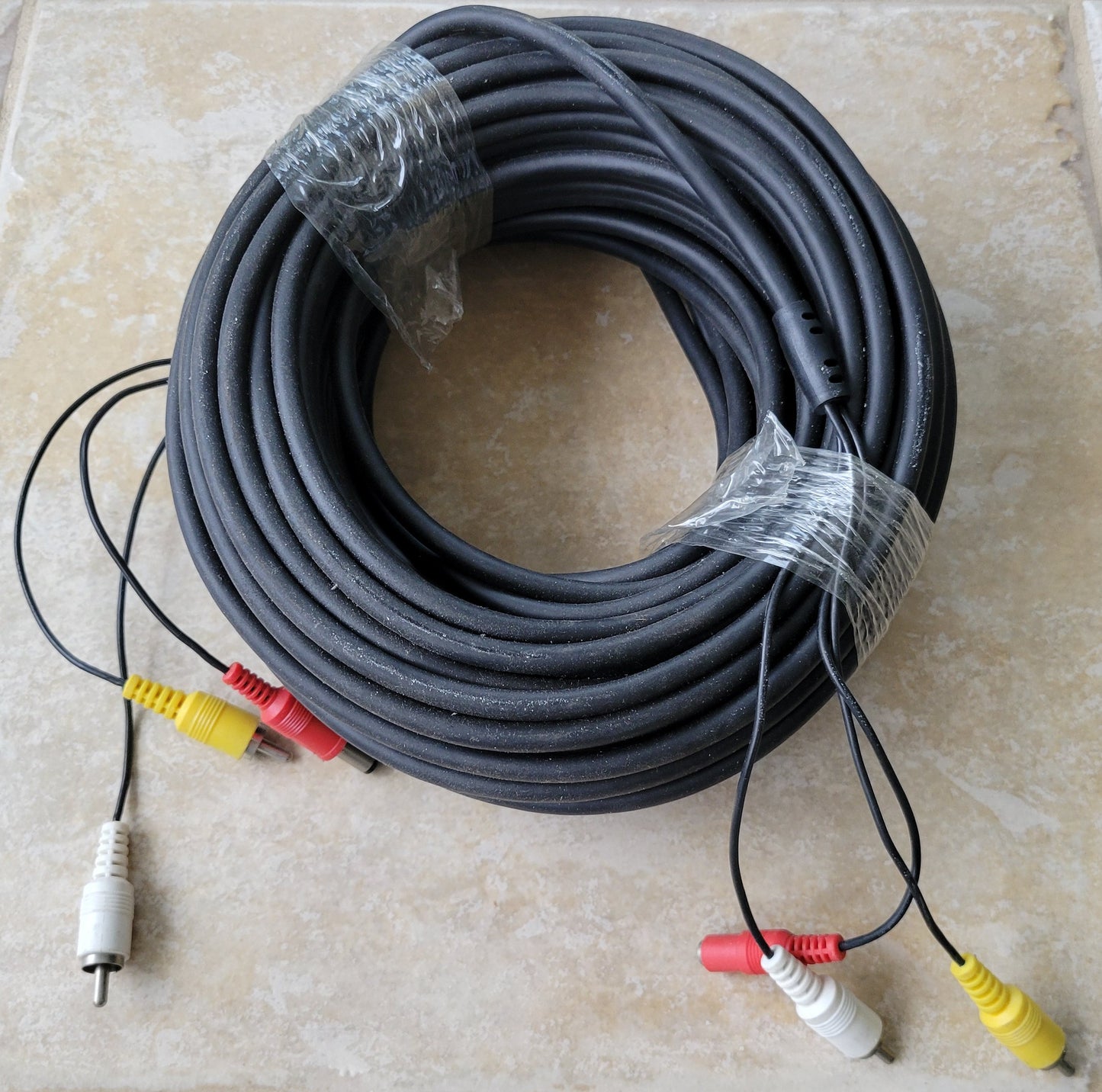 All-in-One CCTV Security Camera Extension Cable - Video, Audio & Power (RCA/DC)