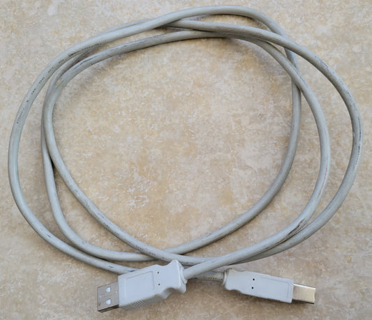 USB 2.0 Printer Cable Type A Male to B Male, High-Speed Data Cord