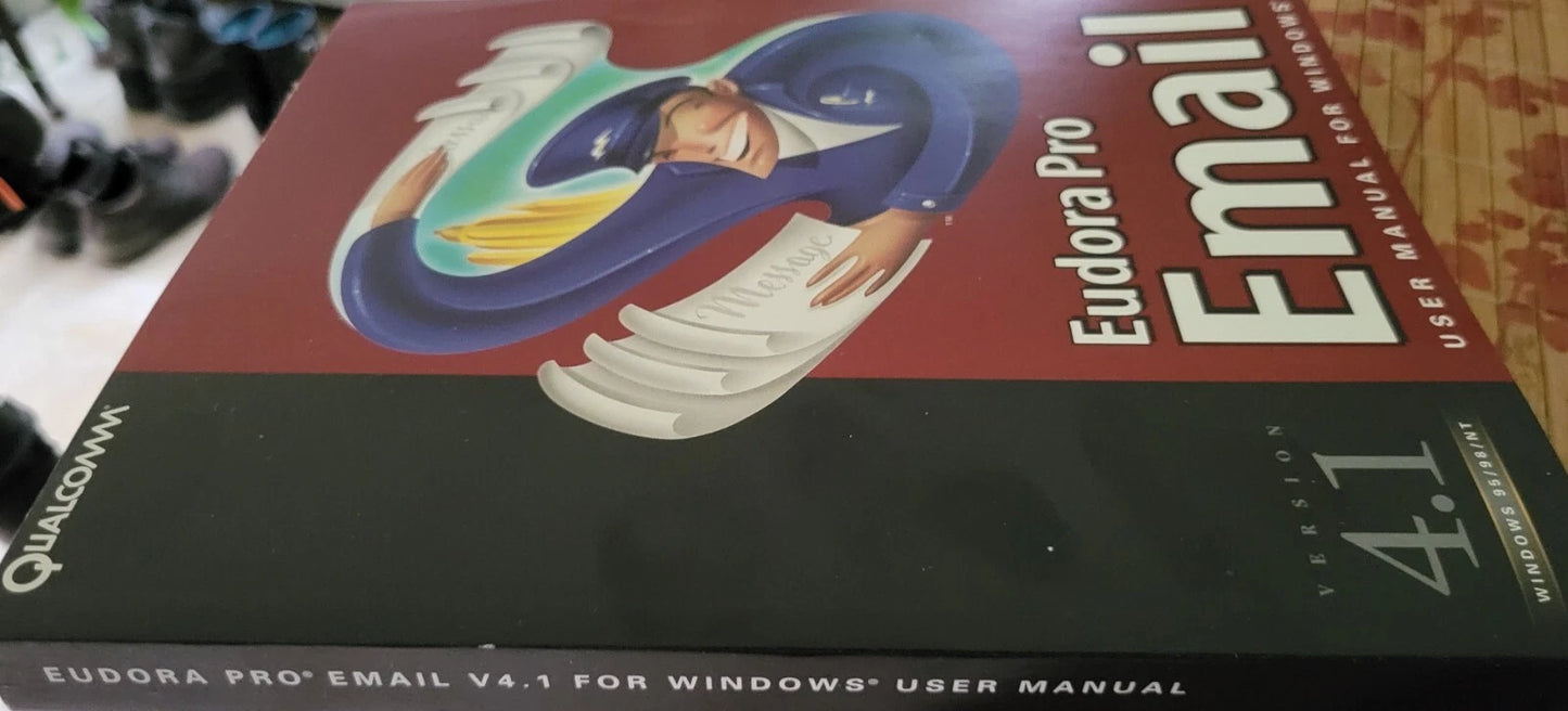 Vintage - Qualcomm: Eudora Pro Email - User Manual for Windows, ver 4.1