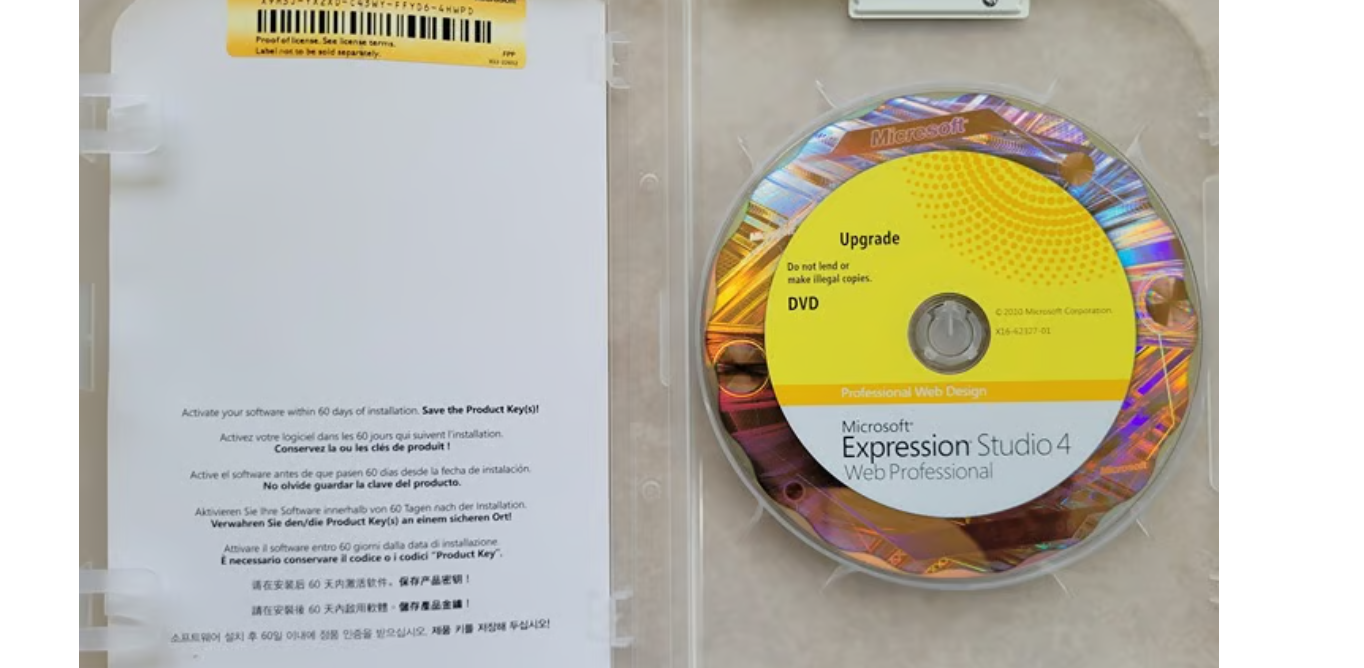 Vintage - Microsoft Expression Studio 4 Web Professional