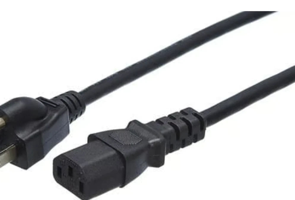 Cable: Computer and Monitor Power Cord - 6 Feet