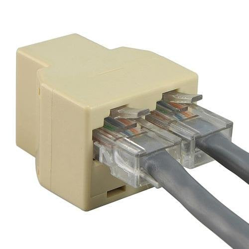 Cable Adapter: Ethernet RJ-45 Splitter Plug